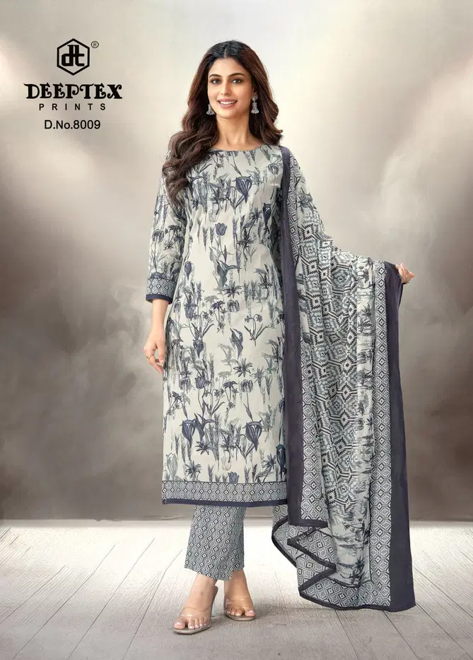 Aaliza Vol 8 By Deeptex Printed Cotton Dress Material Suppliers In India
